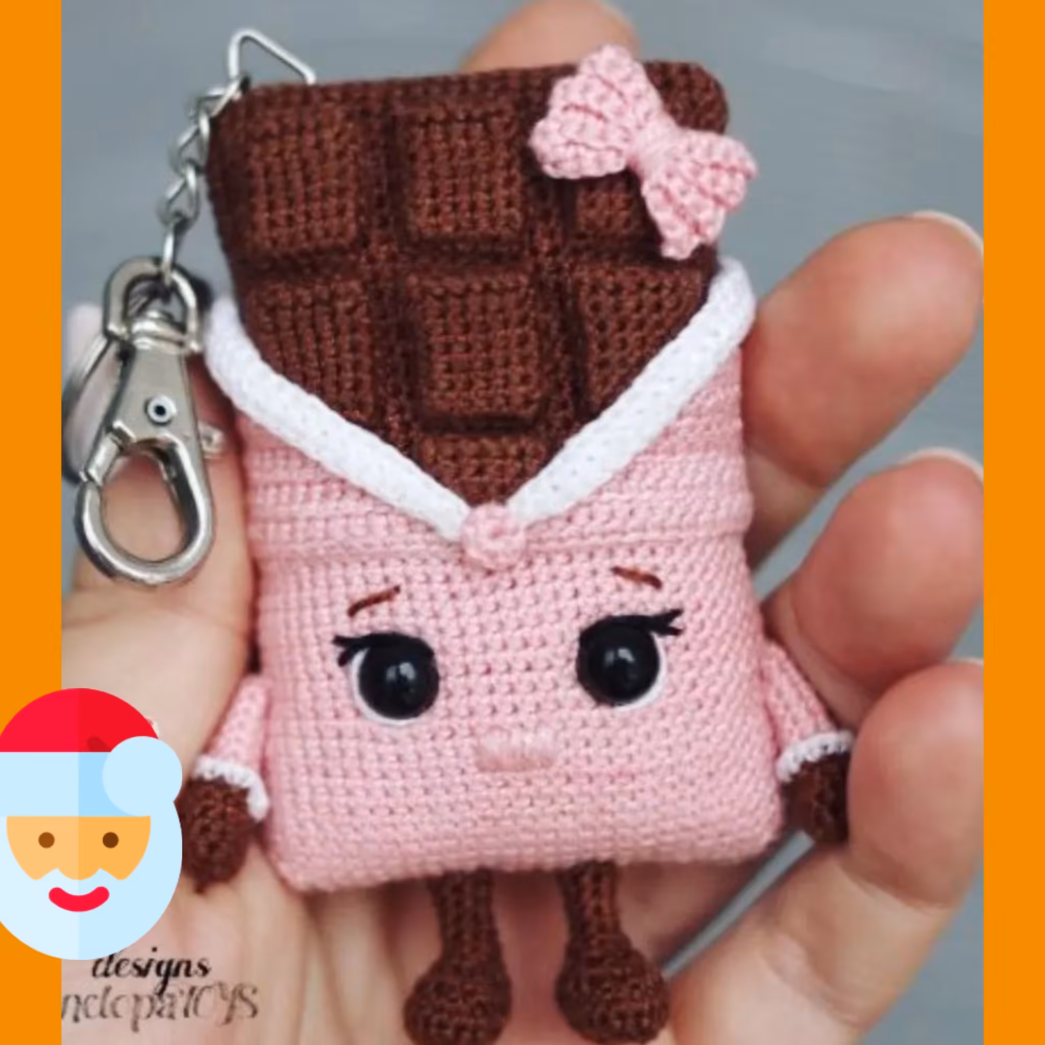 جاکلیدی بافتنی شکلات