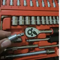 مجموعه 46 عددی آچار و سری بکس و پیچ گوشتی ساتا اصلی ارسال رایگان 

