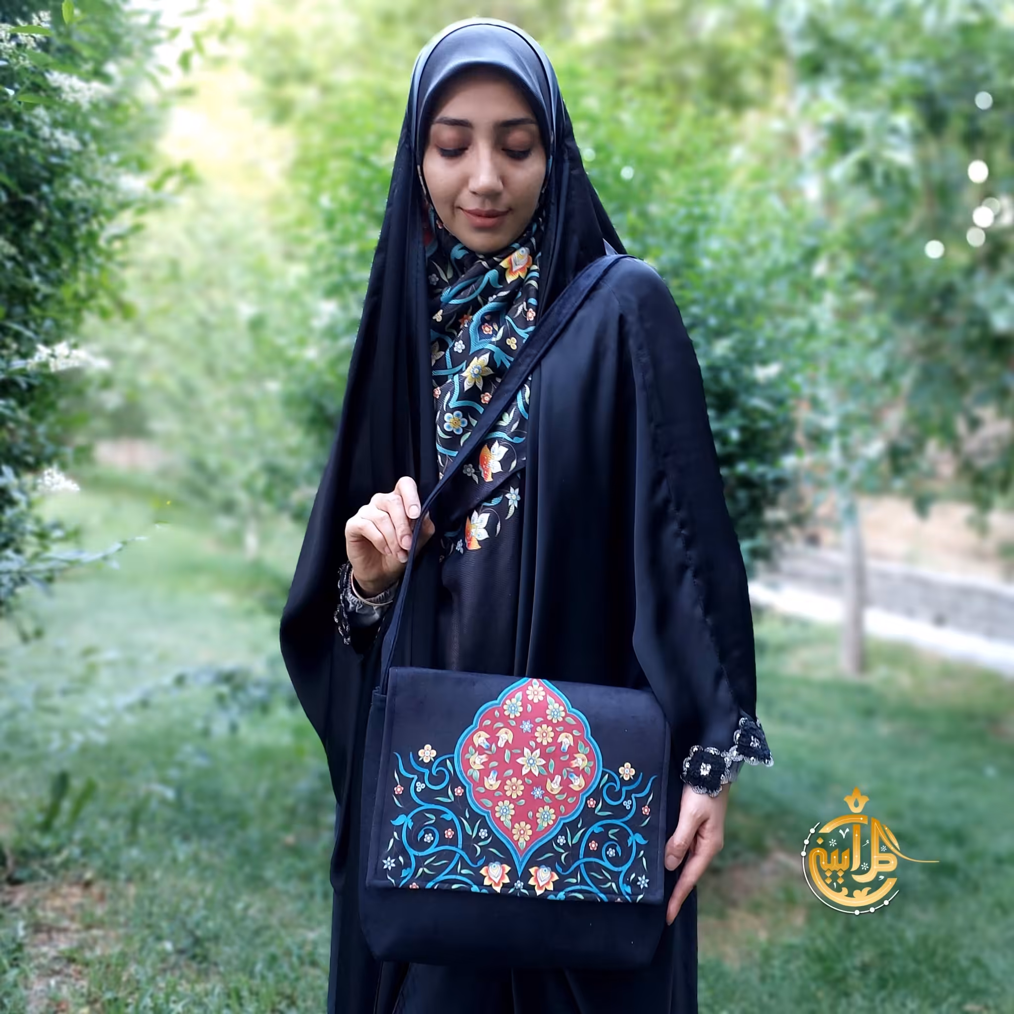 ست پرفروش کیف و روسری مدل سلطان بانو  