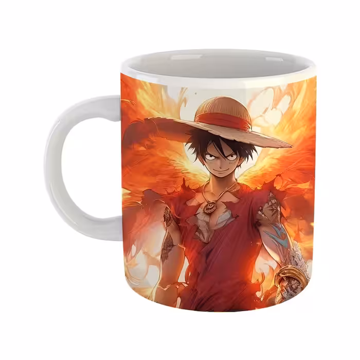 ماگ انیمه وان پیس طرح لوفی ( چاپ طرح دلخواه)