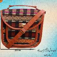 کیف دوشی زنانه فرزان جاجیم جیب دار طرح جدید