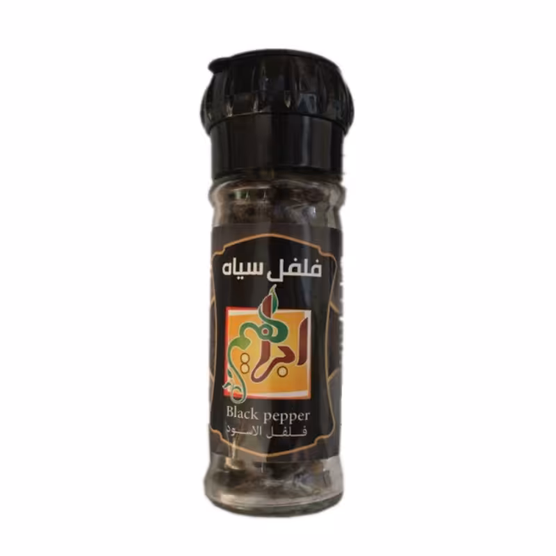 فلفل سیاه قلم با درب گریندر 40 گرمی
