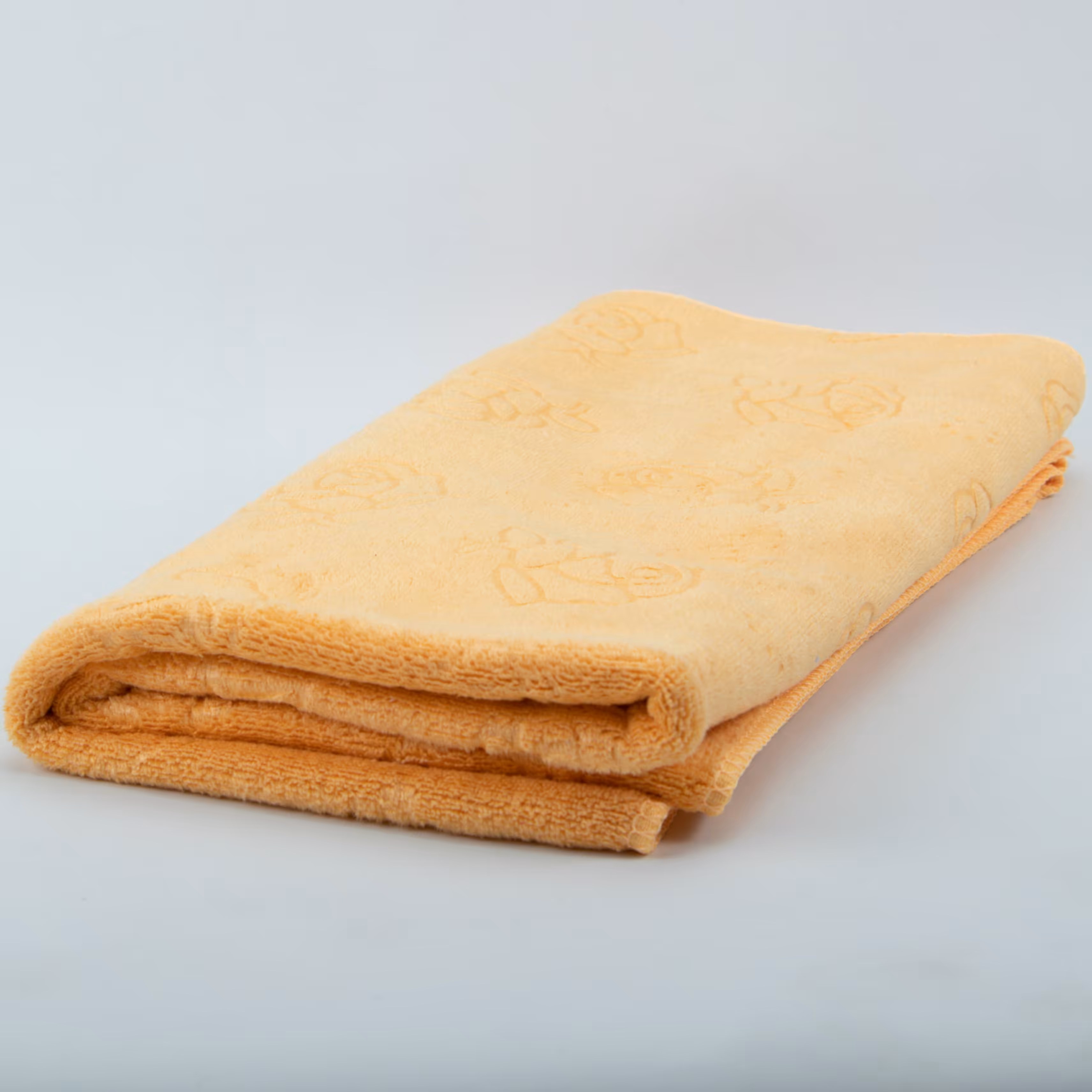 حوله استخری میکرو فایبر ( طرح گلدار خردلی) 
