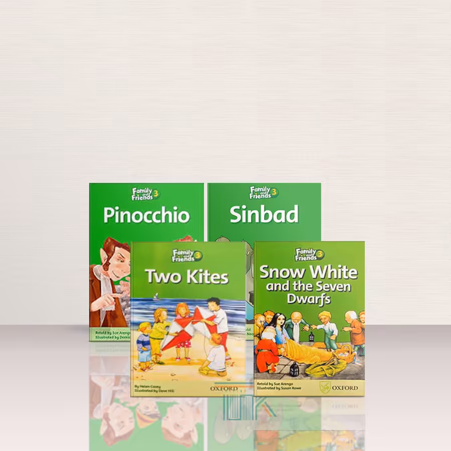 مجموعه کتاب داستان فمیلی اند فرندز 3 | Family and Friends Readers 3 Story Book | خرید کتاب زبان | خرید لوازم التحریر | چی کتاب | بالاترین تخفیف و ارسال رایگان