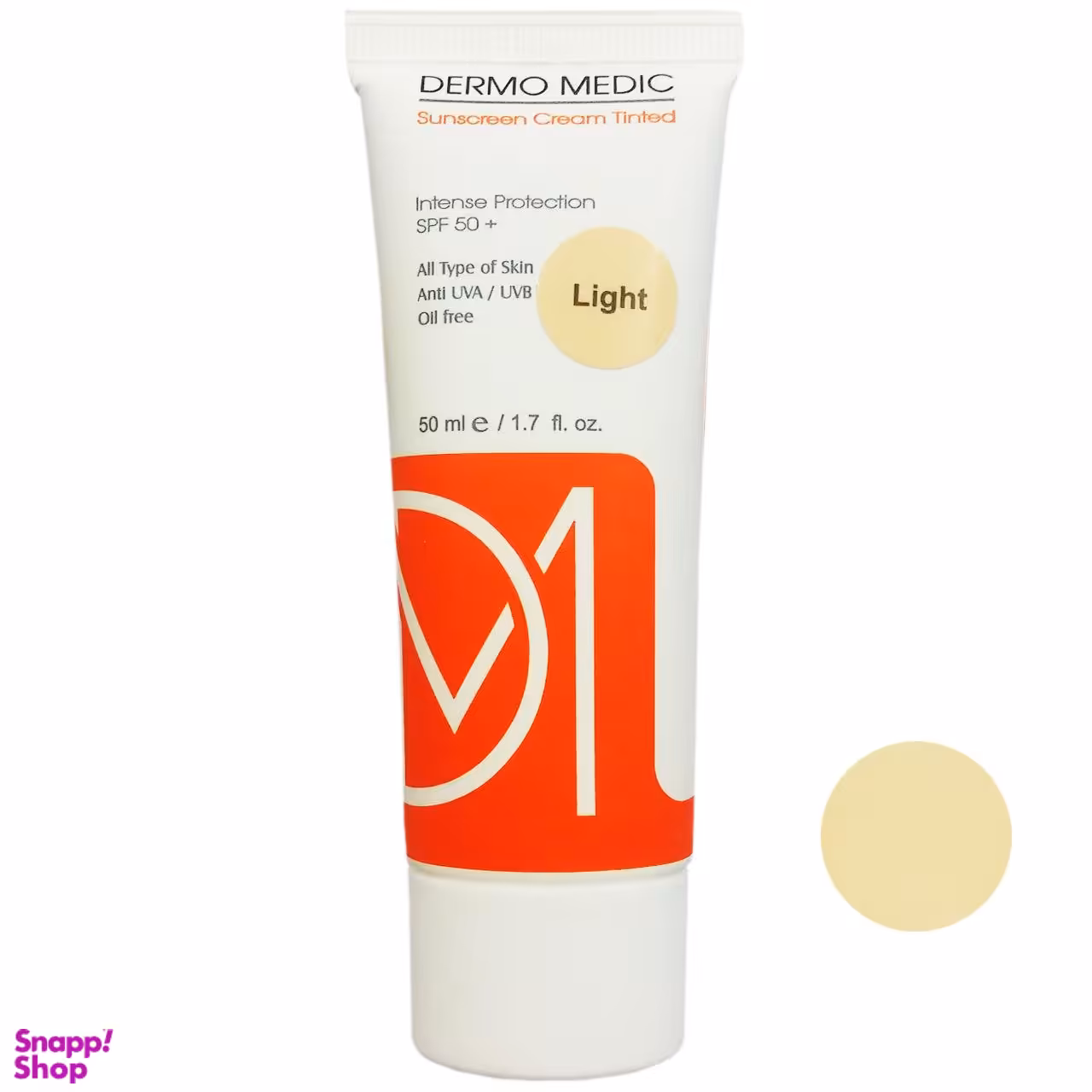 کرم ضد آفتاب درمو مدیک (Dermo Medic) مدل O.LB.01 حجم 50 میلی‌‌لیتر