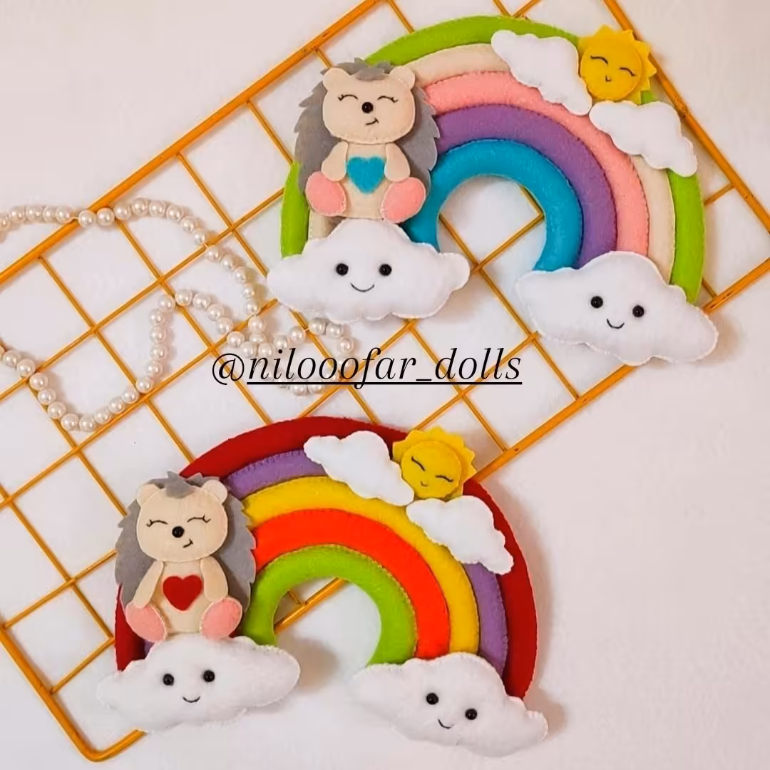 رنگین کمان نمدی