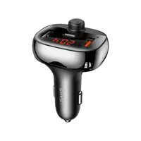 شارژر فندکی فست شارژ ماشین تایپ سی 50 وات و اف ام پلیر یوسامز مدل US-CC143
