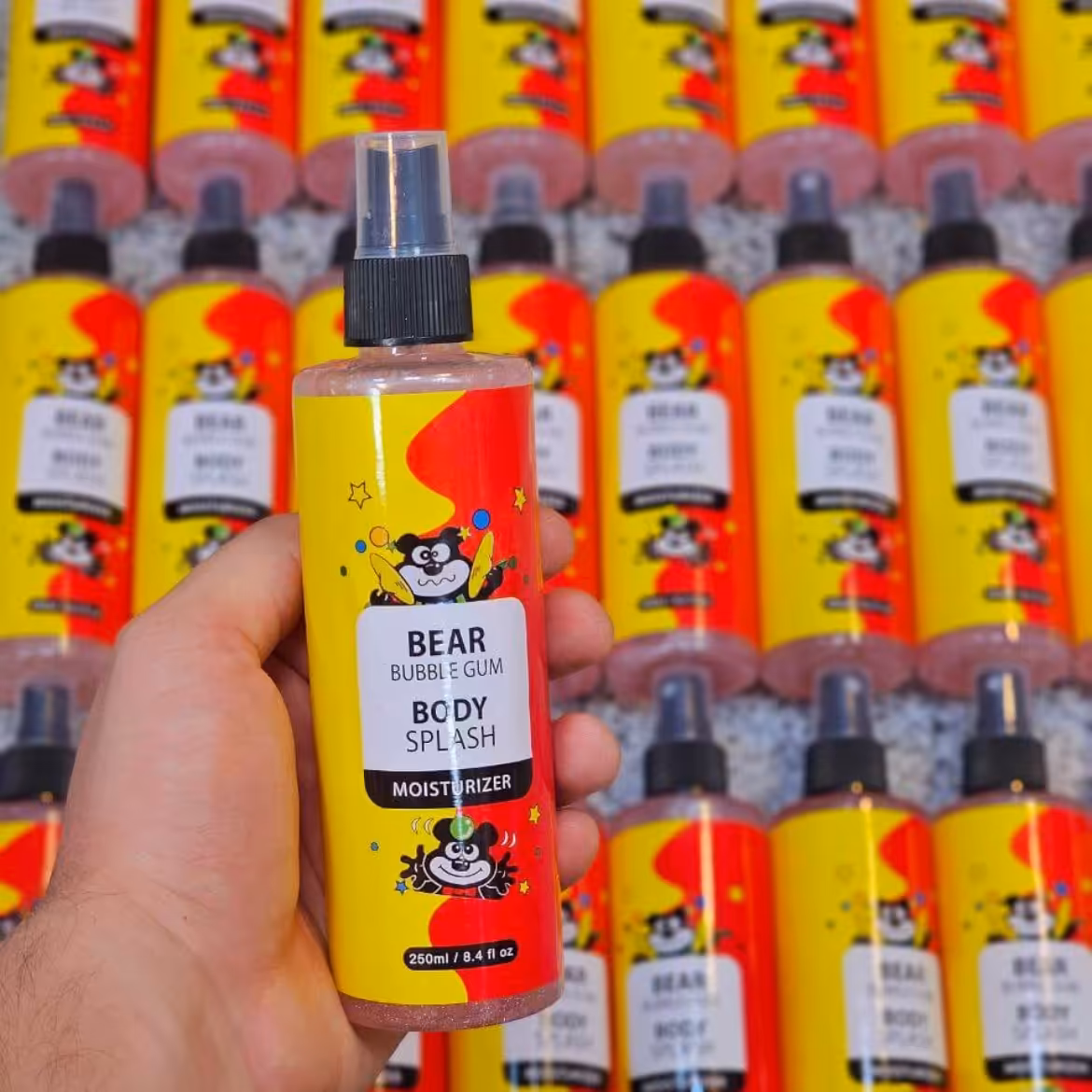 بادی اسپلش واسپری بدن شاین دار ادامس خرسی های کپی 