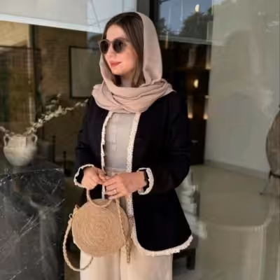 مانتو کتی زنانه مدل ماهلین