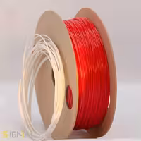 فیلامنت abs پرینتر سه بعدی قرمز  قطر 1.75 یک کیلوگرم