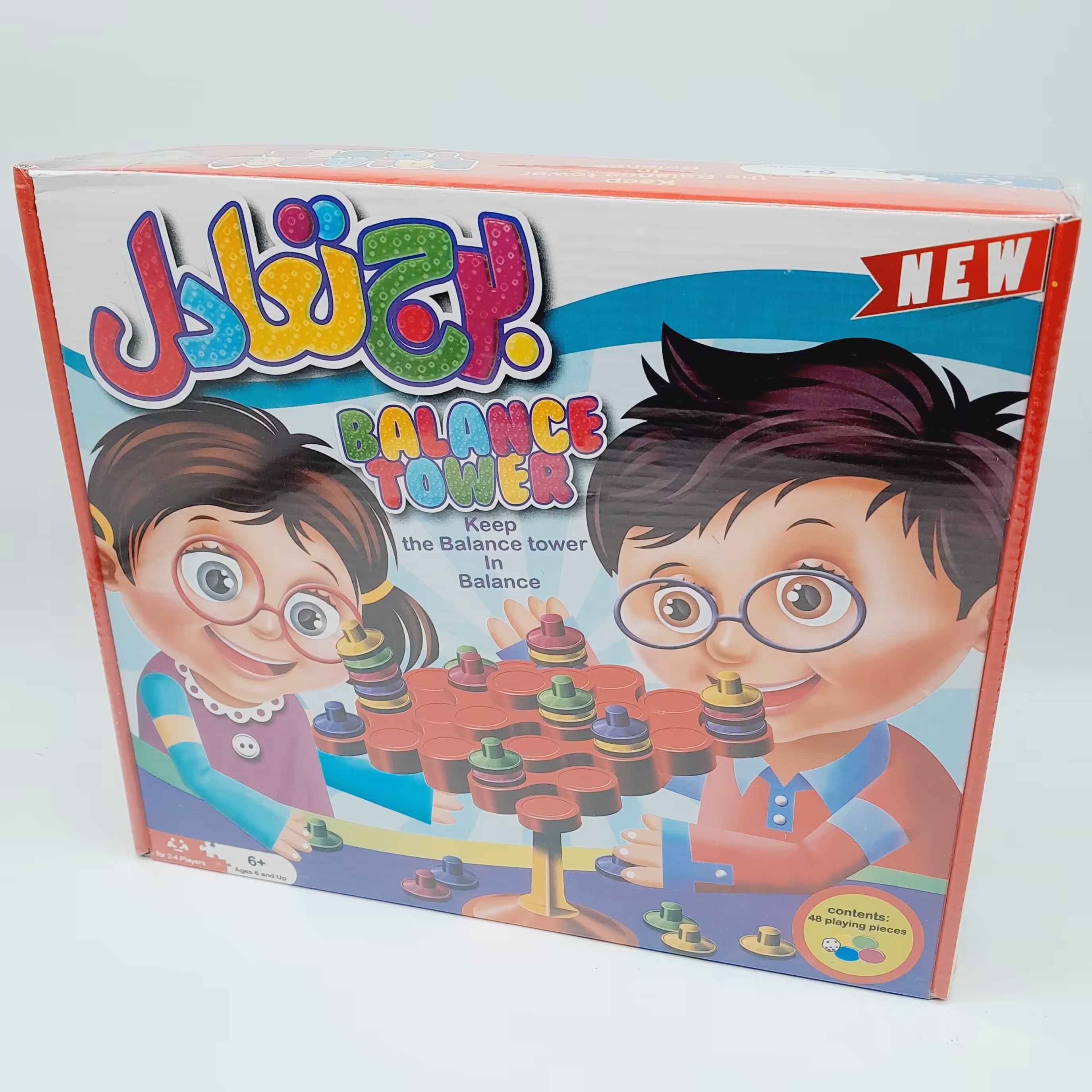 بازی فکری گروهی برج تعادل تا 4 نفره هیجانی جعبه ای بالای 3 سال