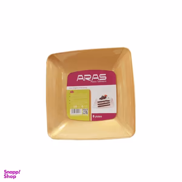 پیش دستی یکبار مصرف ارس مدل لوکس کد L15 بسته 6 عددی