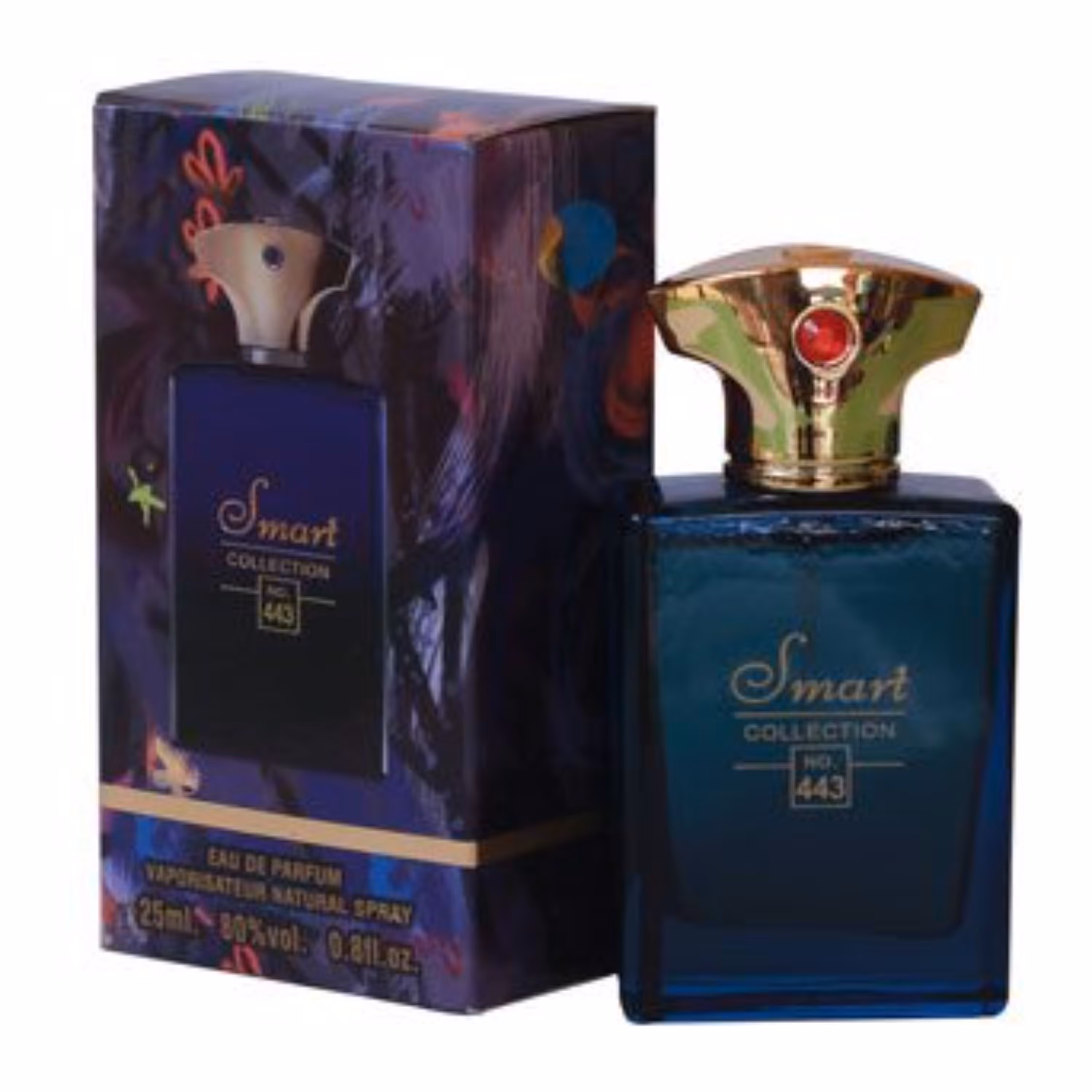 عطر جیبی مردانه اسمارت کالکشن مدل آمواج اینترلود من کد 443 حجم 25 میلی لیتر