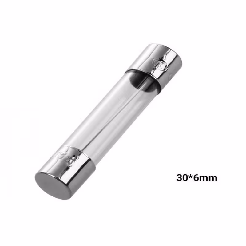 فیوز شیشه ای 1.5 آمپر بزرگ (سه سانتیمتری)