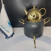 کتری قوری گرانیتی شیردار  ریور  6 لیتری River مشکی