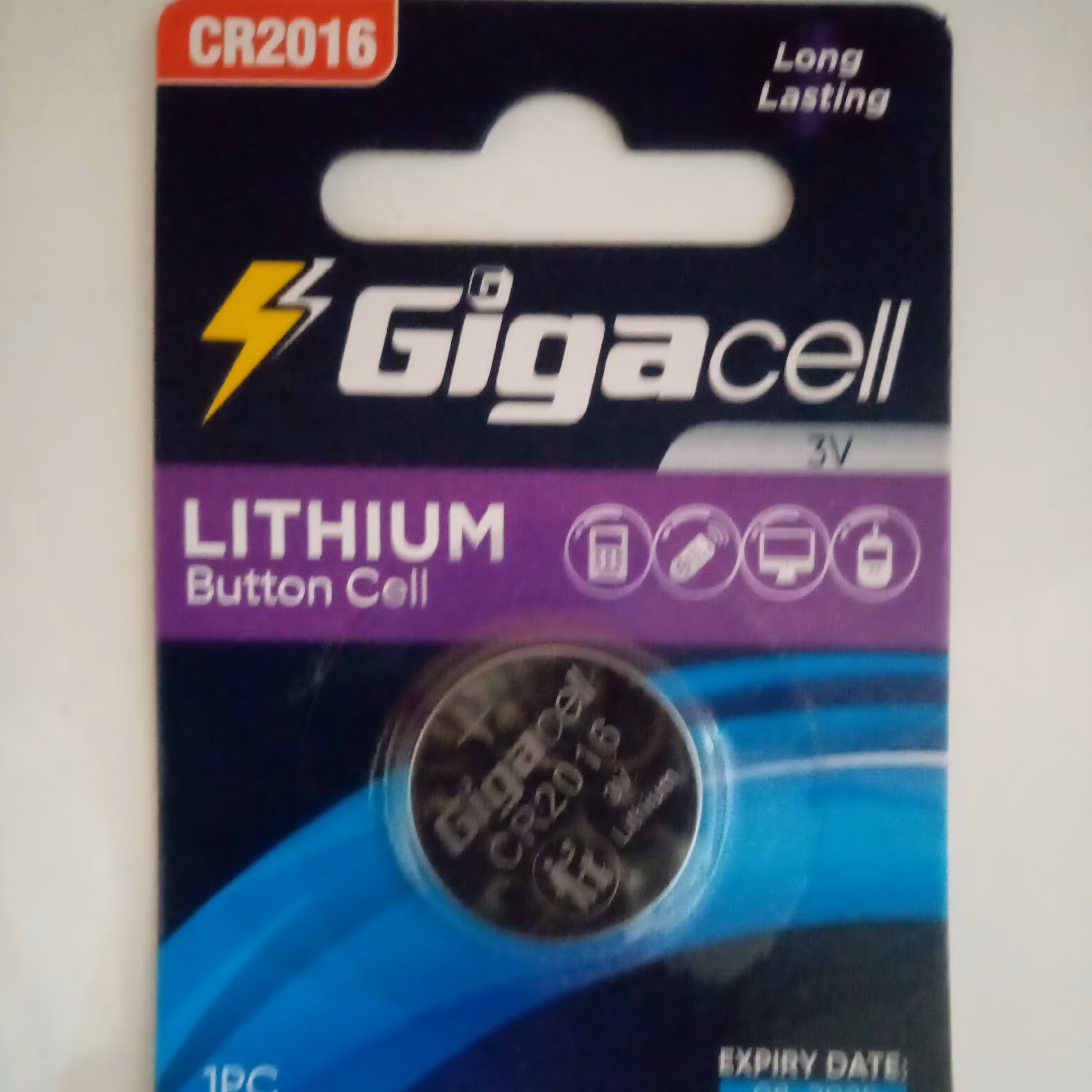 باتری سکه ای گیگاسل مدل 2016 لیتیومی 