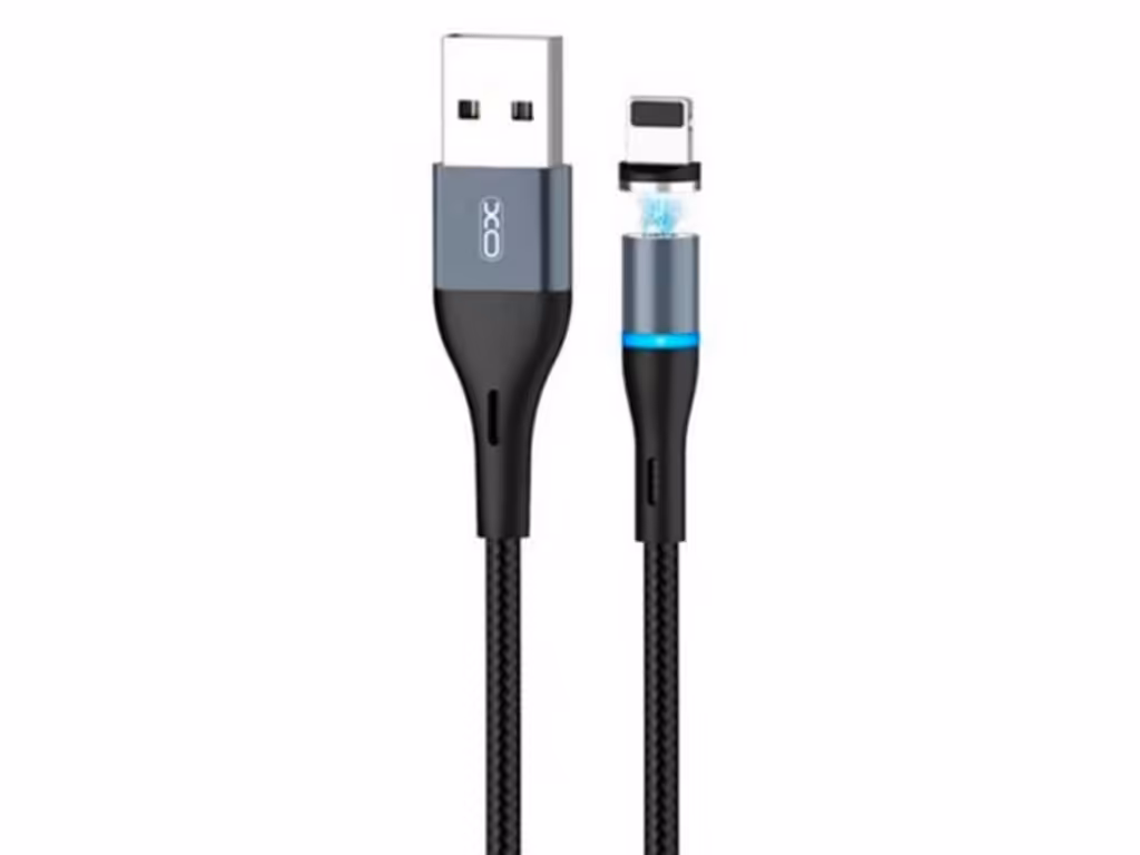 کابل شارژ سریع یواس‌بی به لایتنینگ مگنتی ایکس‌او به طول یک متر XO Magnetic USB cable lightning NB125
