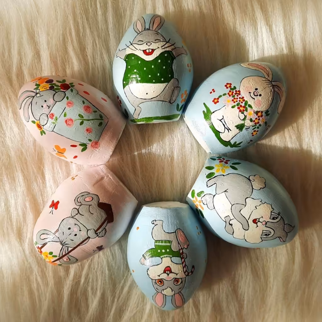 تخم مرغ رنگیهای جدید امسال 
طرح خرگوش نماد سال 1402
هرایده تخمرغ دیگ بخواین درخدمتم