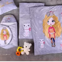 سرویس خواب مخمل عروسکی  نوزادی 