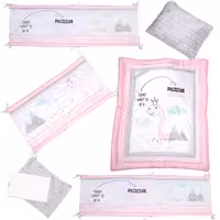 سرویس روتختی نوزاد دخترانه 7 تکه طرح دایناسور پلی گرو Playgro