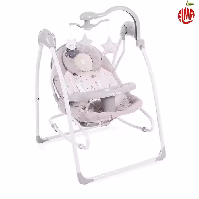 تاب برقی و نی نی لای لای نوزاد طوسی مدل Mia Stella کیکابو Kikkaboo