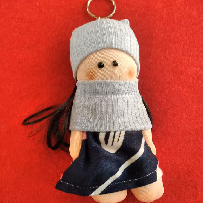 سرکلیدی و سرکیفی عروسکی مناسب آویزجلوی ماشین