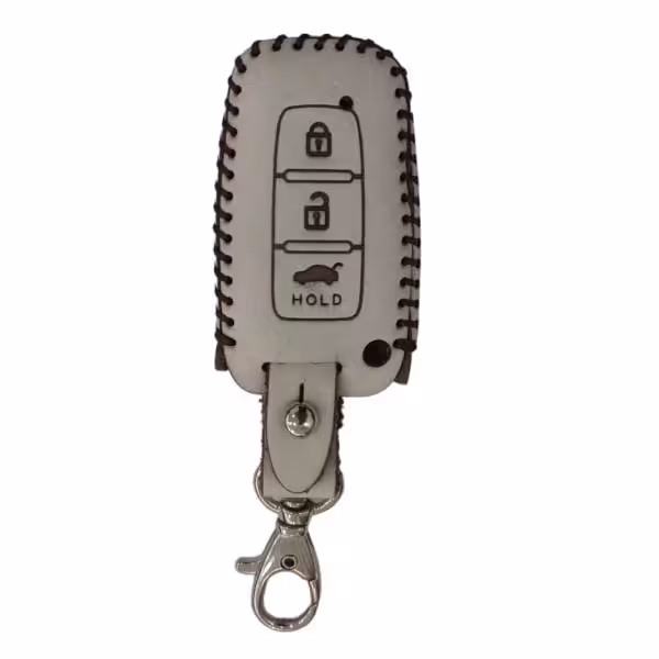 کاور ریموت چرم طبیعی هیوندای کد 05