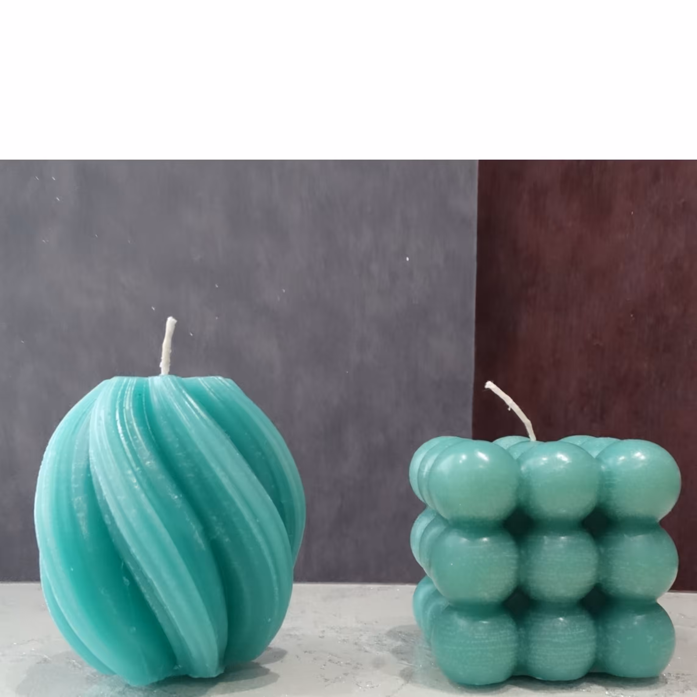 شمع دوتایی سبز