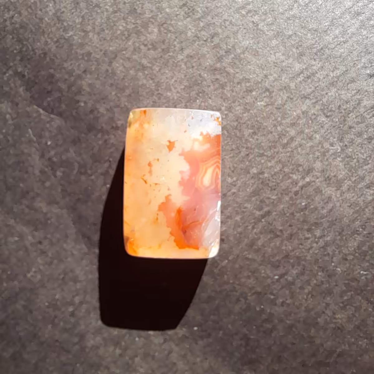 عقیق شجر جلبکی (انگشتری)