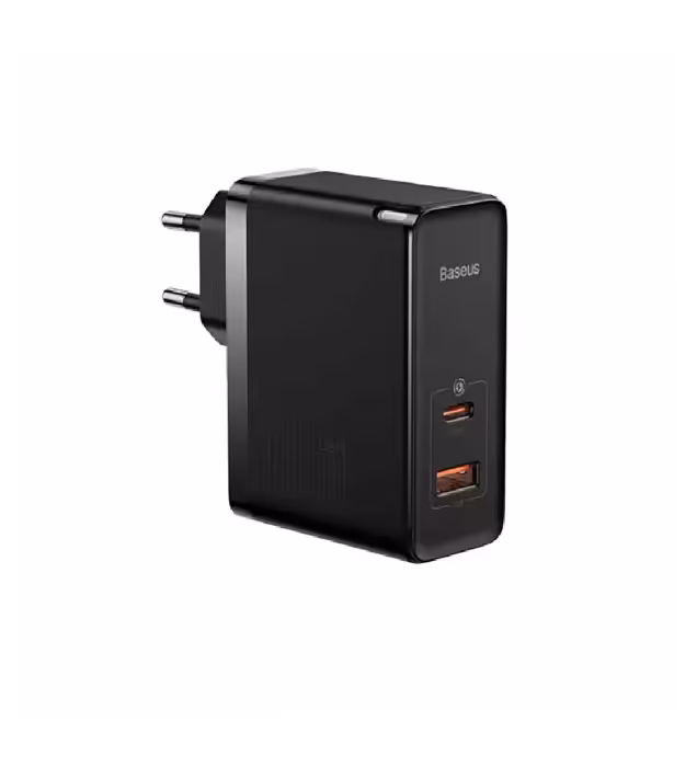 شارژر دیواری 100وات باسئوس مدل GaN5 Pro Fast Charger C+U CCGP090