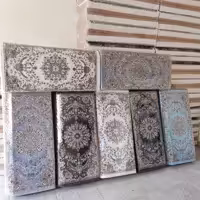 پشتی پشتی مخملی طرح فرش آیدین بلند120سانتی یونالیتی ...زیپدار ...قابل شستشو