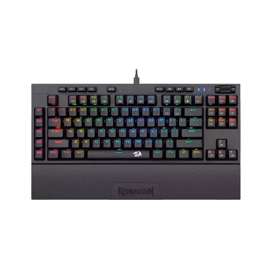 قیمت کیبورد مکانیکال گیمینگ ردراگون K596 VISHNU 2.4G RGB | فروش آنلاین با گارانتی معتبر