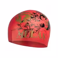 کلاه شنا سیلیکونی اسپیدو DISNEY Mulan HMK | قرمز