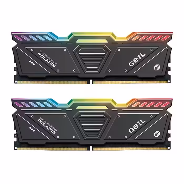 رم دسکتاپ گیل DDR5 دو کاناله 5200 مگاهرتز CL38 مدل POLARIS RGB ظرفیت 64 گیگابایت