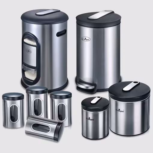 سرویس 8 پارچه استیل یونیک UN-3500