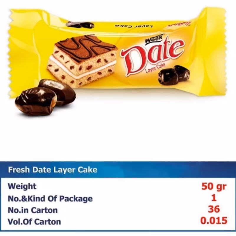 کیک چند لایه تی تاپ خرمایی کارتونی ویک