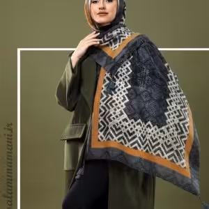 شال منگوله دار پاییزه