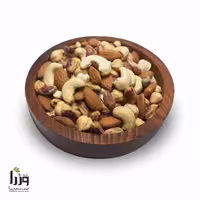 آجیل چهار مغز خام ممتاز  1 کیلویی ترد و خشمزه از خشکبار وزرا