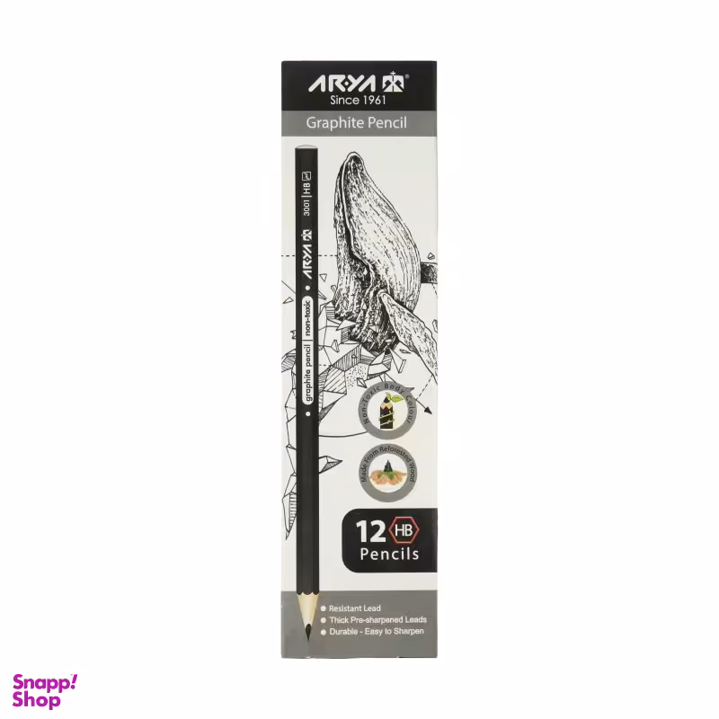 مداد مشکی آریا (Arya) کد 3001