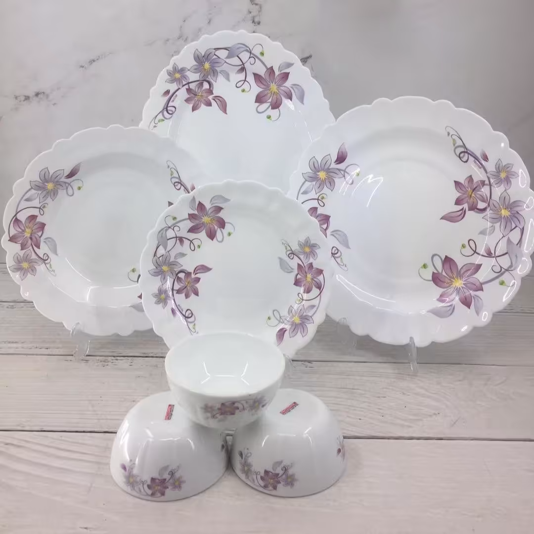 سرویس آرکوپال 25 پارچه طرح متین بنفش