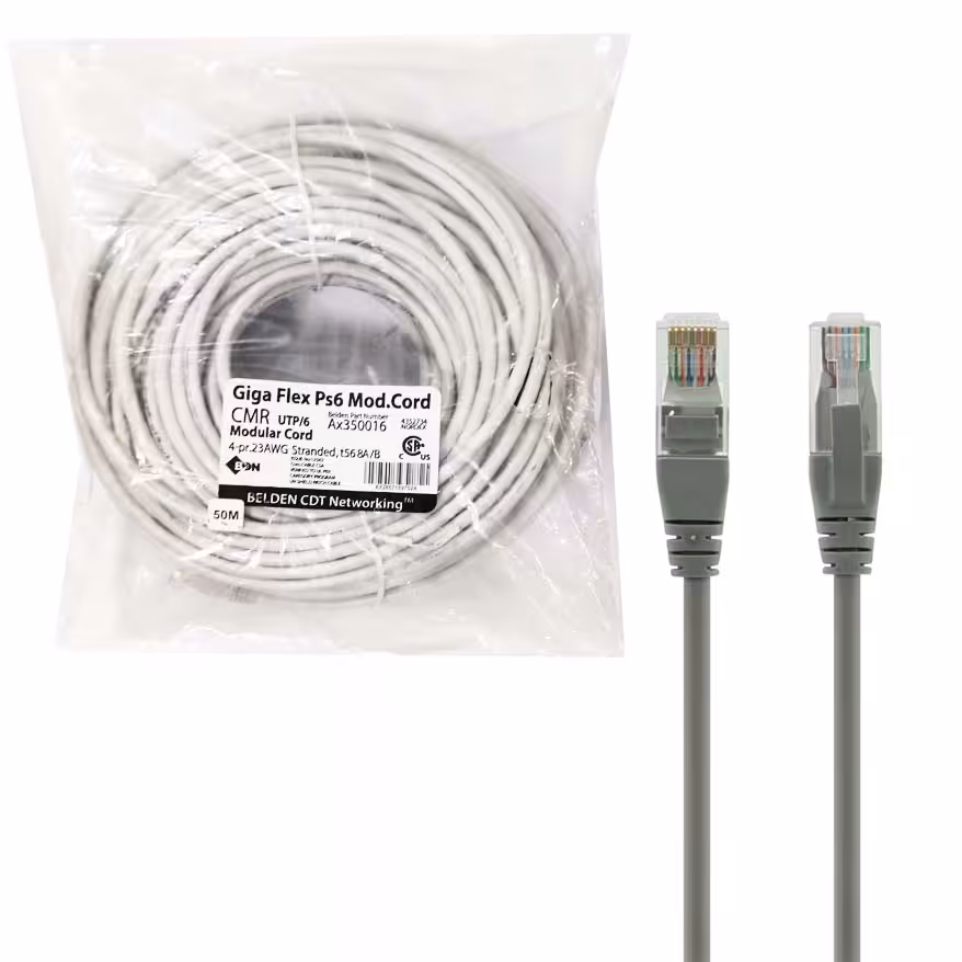 کابل 50 متری شبکه CAT6 بلدن Belden