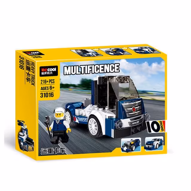 لگو 31016برند Decool دارای 216قطعه 10مدل