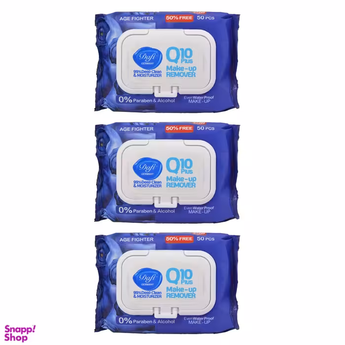 دستمال مرطوب دافی (Dafi) مدل 1 Q10 Age Fighter مجموعه 3 عددی