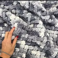 پتو نوزادی آلیزه پافی سایز 65در 65 . ضد حساسیت ، پافی ترک، در رنگهای دلخواه