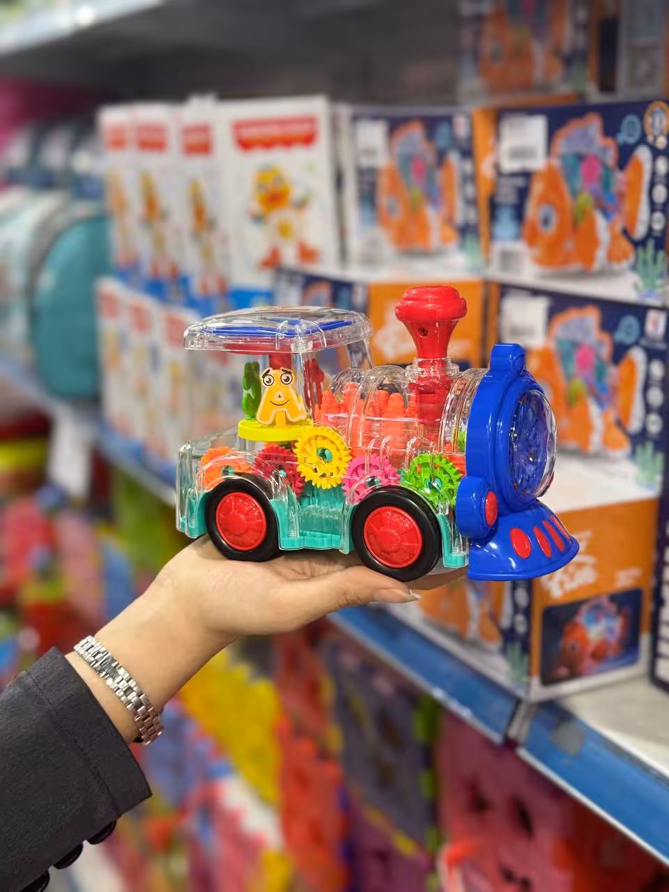 اسباب بازی  موزیکال قطار چرخ دنده ای 238-1