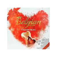 شکلات قلبی 200 گرم بلژین - belgian