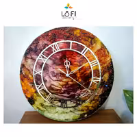 ساعت دیواری رزین Lux