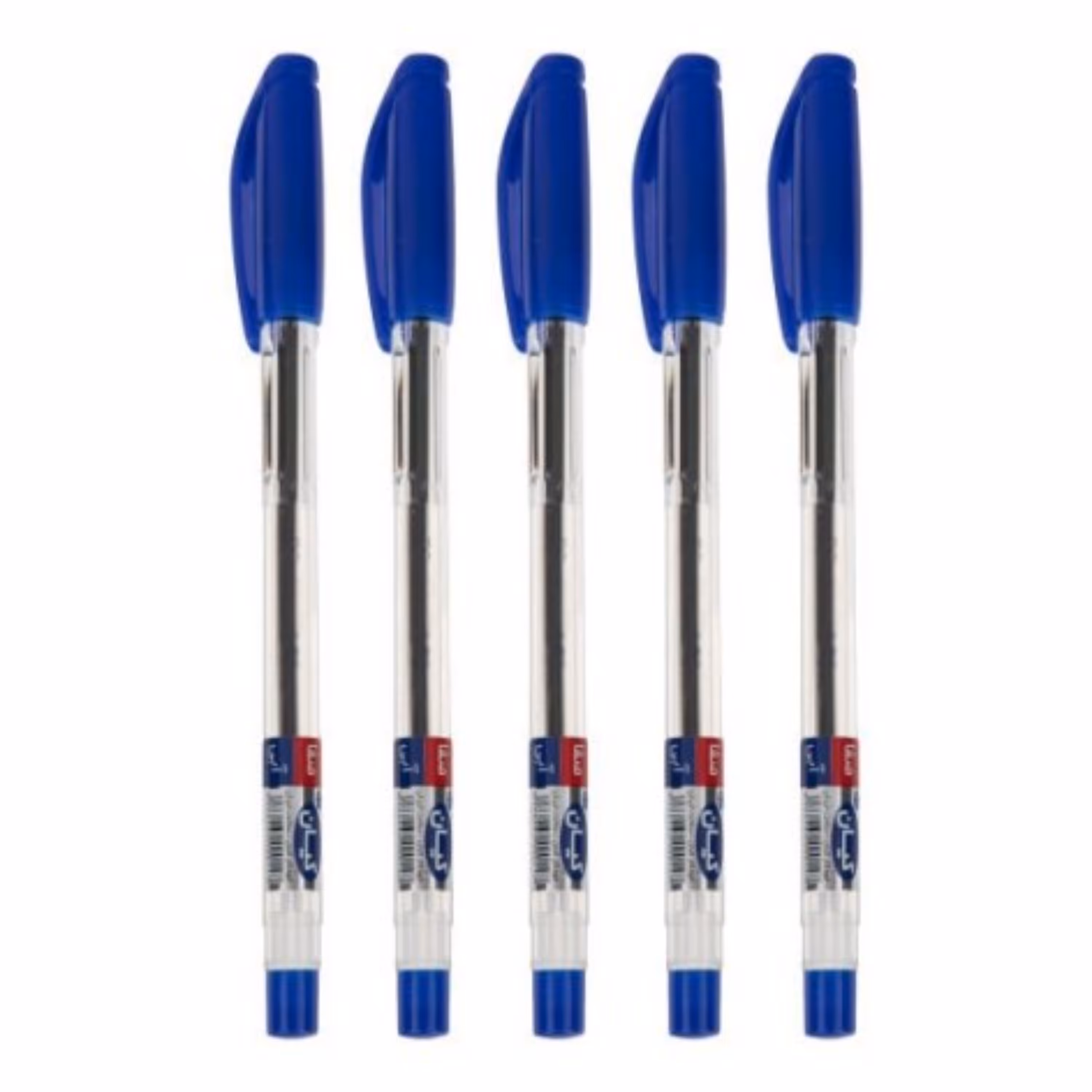 خودکار کیان نوک 07 میل بسته 5 عددی رنگ قرمز