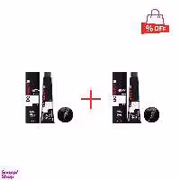 رنگ مو دوماسی (Domacy) شماره 3.1 رنگ قهوه‌ای دودی تیره حجم 120 میلی‌لیتر مجموعه 2 عددی