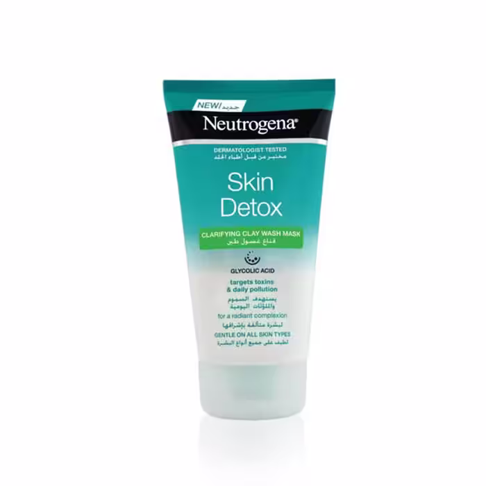 ماسک و شوینده اسکین دیتوکس نوتروژینا Neutrogena Skin Detox Clarifying Clay Mask